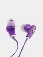 Фиолетовый проводные наушники