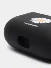 Желтый силиконовый чехол для наушников Airpods Pro с принтом Nike, Nasa (Найк, Наса))