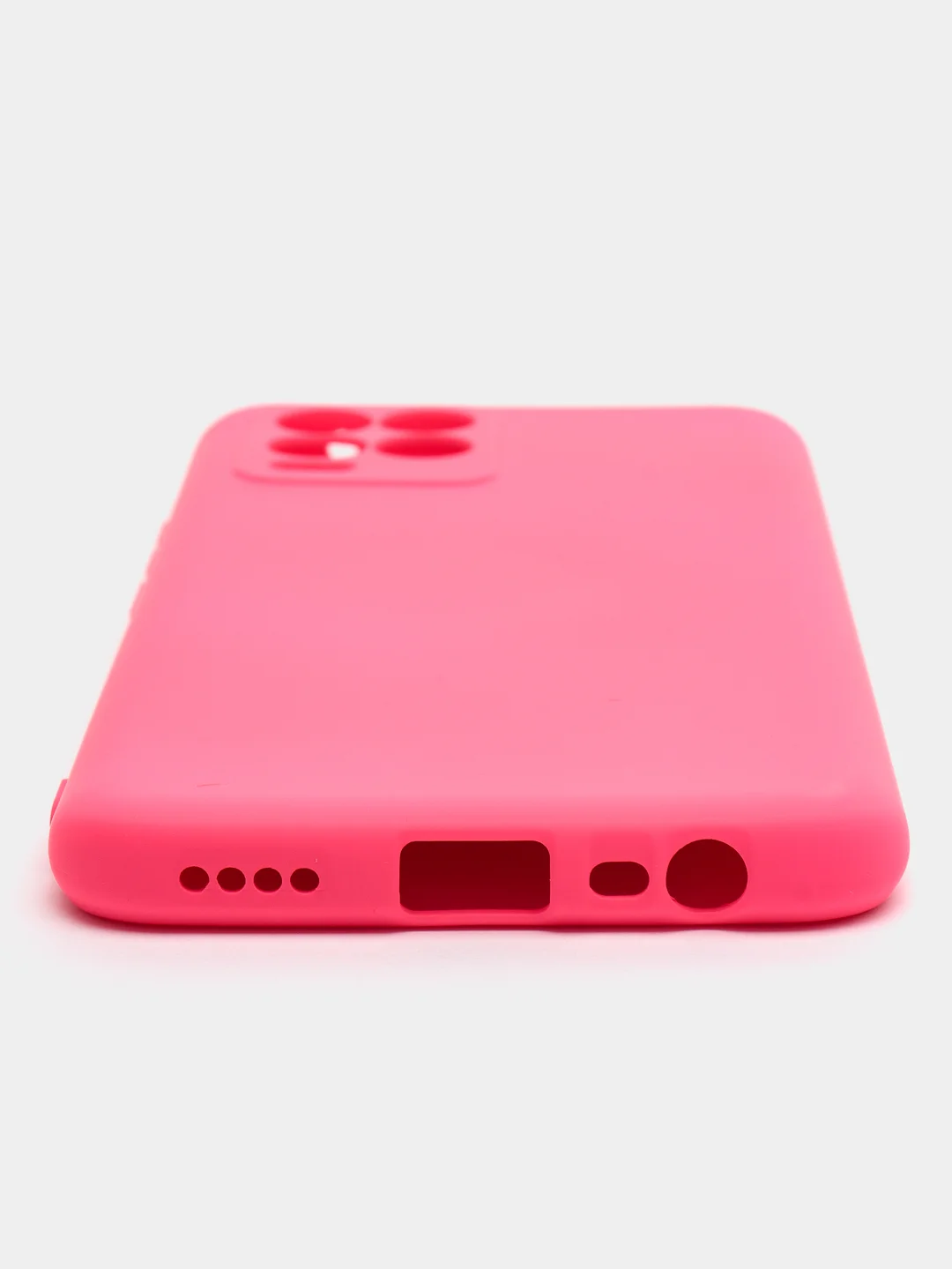 Фуксия чехол Silicone Cover для Realme 8/8 Pro (Реалми 8/8 про), силиконовый