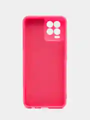 Фуксия чехол Silicone Cover для Realme 8/8 Pro (Реалми 8/8 про), силиконовый