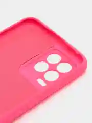 Фуксия чехол Silicone Cover для Realme 8/8 Pro (Реалми 8/8 про), силиконовый