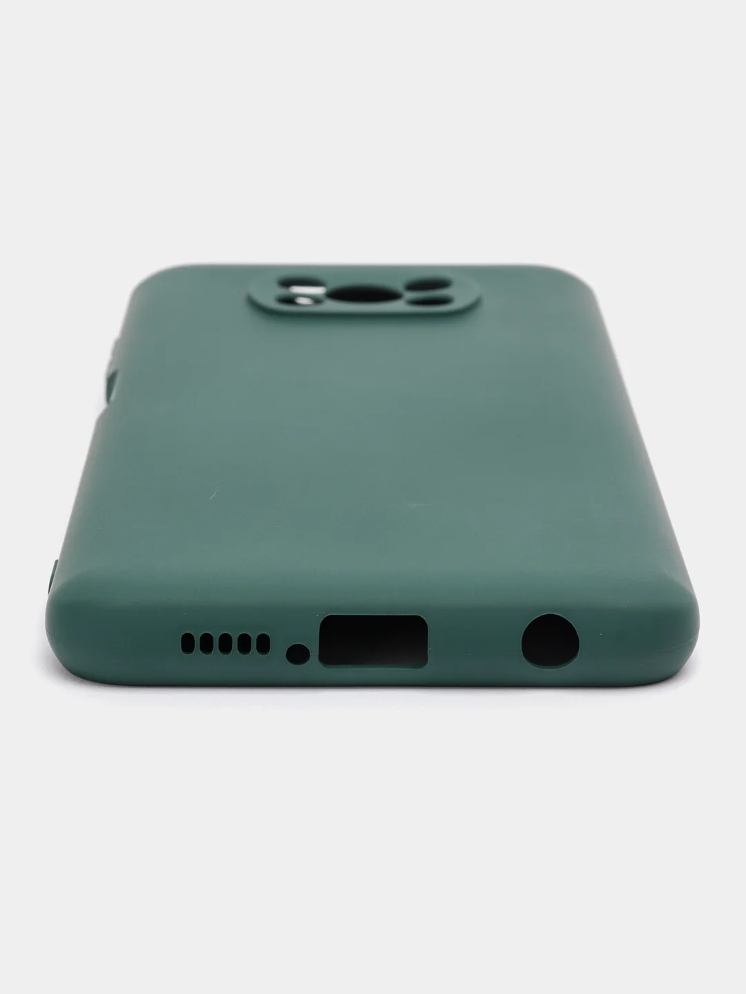 Тёмно-зелёный чехол Xiaomi Poco X3 NFC, Poco X3 Pro, Сяоми Поко Х3 НФС, Поко Х3 Про, силиконовый