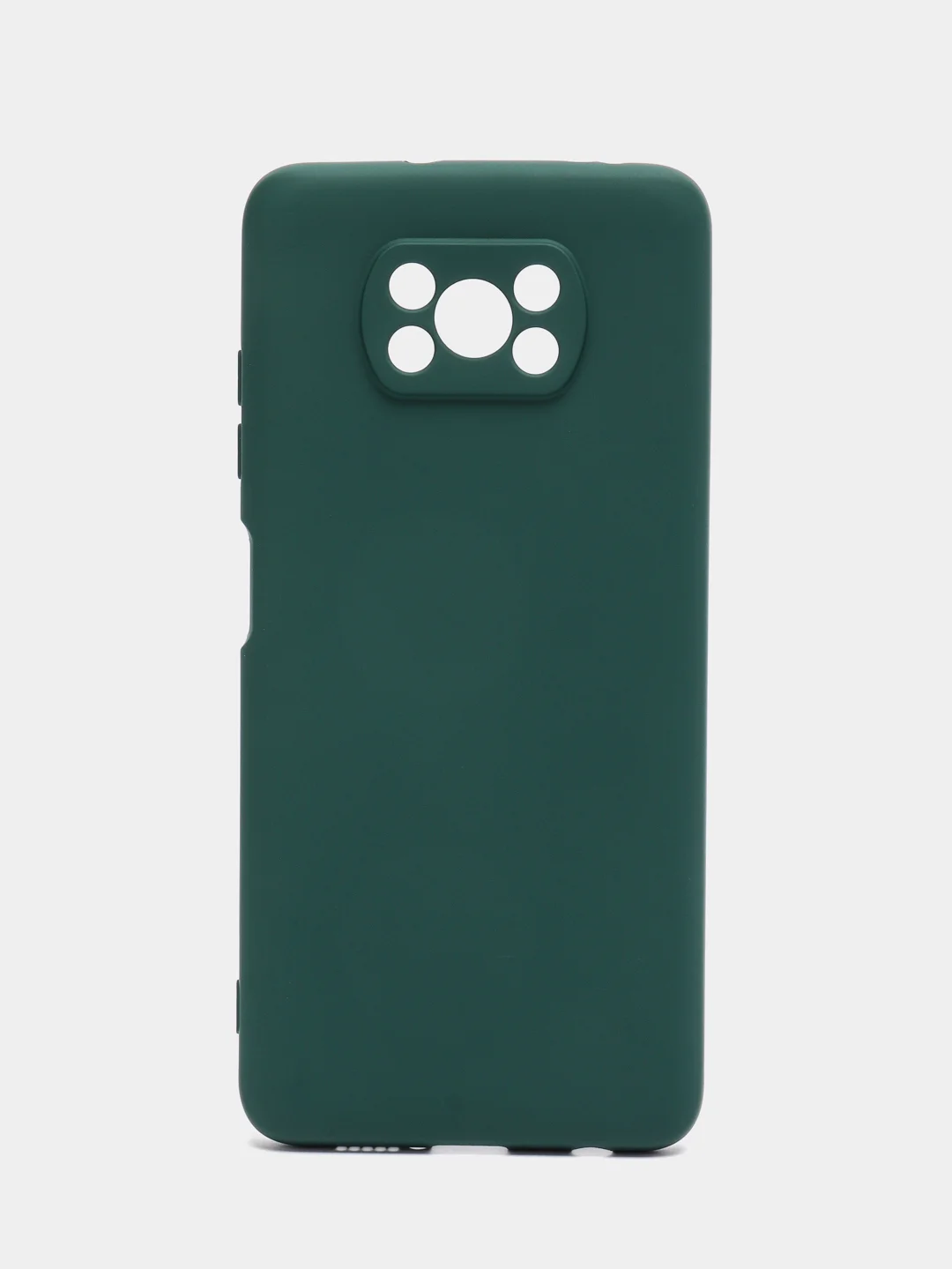 Тёмно-зелёный чехол Xiaomi Poco X3 NFC, Poco X3 Pro, Сяоми Поко Х3 НФС, Поко Х3 Про, силиконовый