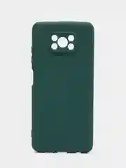 Тёмно-зелёный чехол Xiaomi Poco X3 NFC, Poco X3 Pro, Сяоми Поко Х3 НФС, Поко Х3 Про, силиконовый