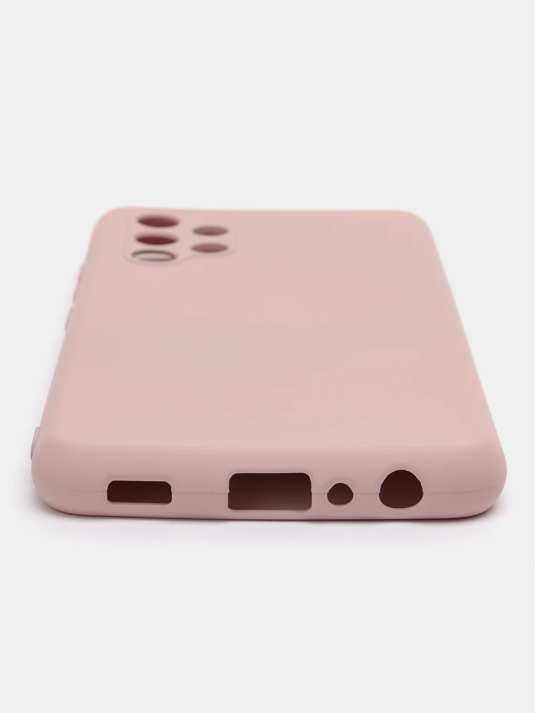 Бежевый чехол Samsung Galaxy A32 (4G), Галакси А32 4G силиконовый Silicone Cover с закрытым низом