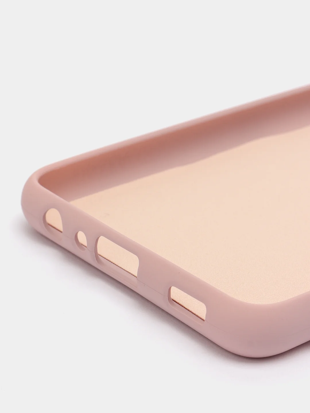 Бежевый чехол Samsung Galaxy A32 (4G), Галакси А32 4G силиконовый Silicone Cover с закрытым низом