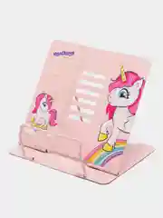 Подставка для книг и учебников "Neon Unicorn", Юнландия, регулируемый угол наклона, металл
