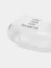 Ледяной чехол для наушников Apple AirPods 3 силиконовый прозрачный принт Nike / Найк