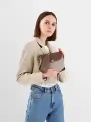 Сумка женская, ругелируемый ремень, цвет хаки