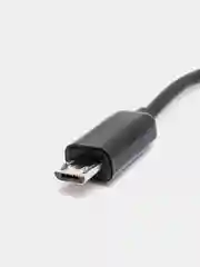 Черный otg-переходник micro USB на USB, с проводом