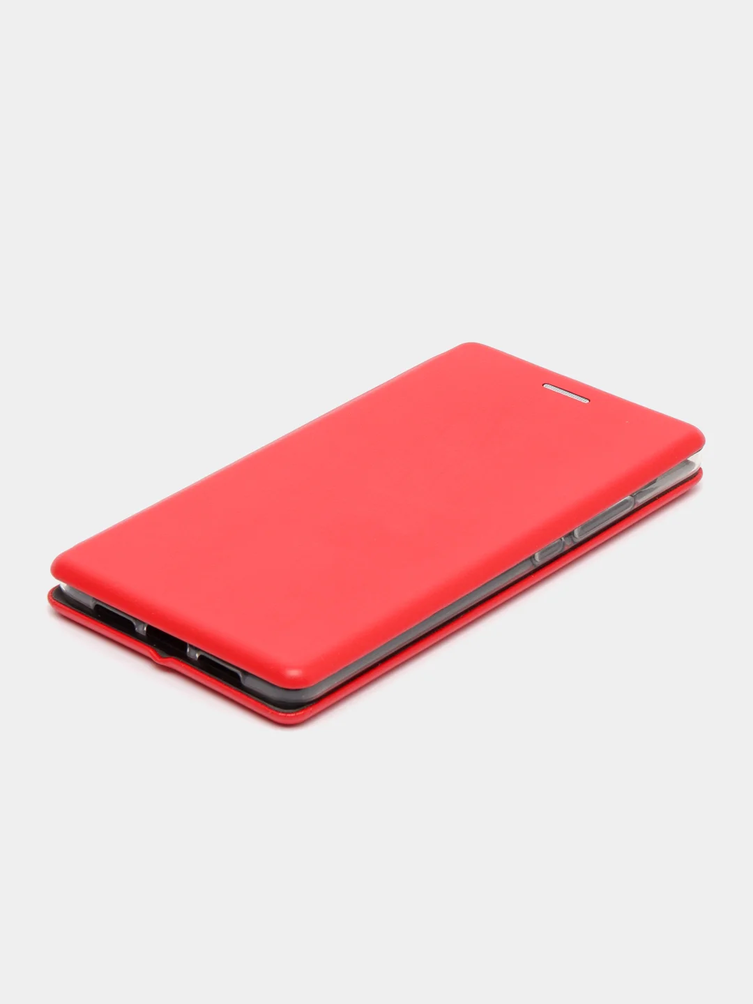Красный чехол-книжка на Xiaomi Mi 8, Mi 8 lite, Mi 8 SE, из экокожи, с карманом для карт
