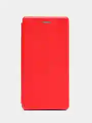 Красный чехол-книжка на Xiaomi Mi 8, Mi 8 lite, Mi 8 SE, из экокожи, с карманом для карт