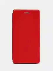 Красный чехол книжка из эко кожи с карманом на Samsung A5, A6, A8 Plus 2018, A10S, A107 2019