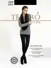 Черный колготки женские Teatro "Ice Style", 240 ден