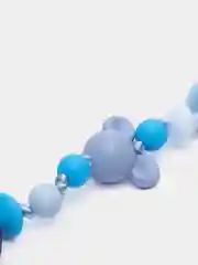 Индиго держатель для соски-пустышки, ручная работа, пищевой силикон