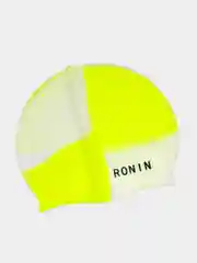 Лимонный шапочка для плавания Ronin детская силиконовая, градиентные расцветки