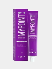 10 угт. Гель-краска Tefia/Тефиа для волос тон в тон безаммиачная MYPOINT, 60 мл