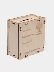 Фиолетовый деревянная копилка из тик тока 50500