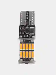 Оранжевый габаритные светодиодные лампы T10 W5W 26SMD и T15 W16W на огни на габаритки и задний ход