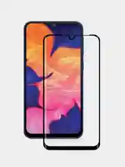 Защитное стекло 9D для Samsung Galaxy A10 с черной рамкой
