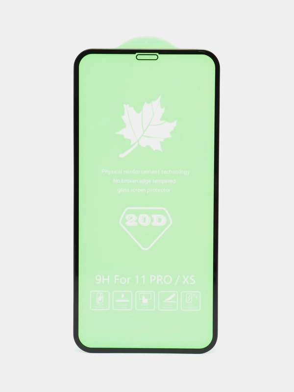 Защитное стекло 20D для iPhone 11 Pro, полное покрытие