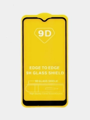 Защитное стекло 9D для Samsung Galaxy A01, A40, M01, с черной рамкой