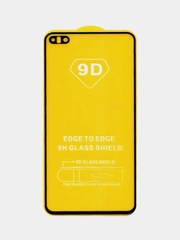 Защитное закаленное стекло 9D для Huawei P40, с черной рамкой