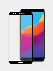Черный защитное стекло Huawei honor 10 8c 7A & Y5 Prime 2018