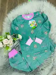 Детская пижама с совами, хлопок