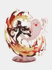 Бордовый фигурка акриловая по аниме Genshin Impact (Геншин Импакт), собираемая, 2д, 11 см