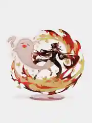 Бордовый фигурка акриловая по аниме Genshin Impact (Геншин Импакт), собираемая, 2д, 11 см