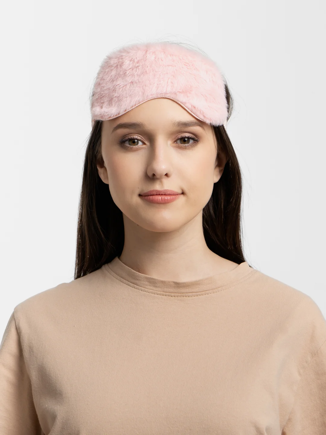 Пастельно-коралловый маска для сна, 19 х 9,5 см