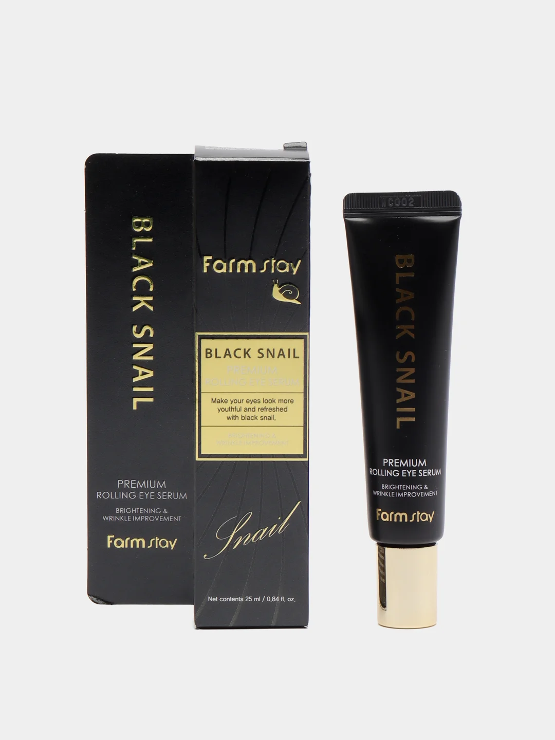 Черный сыворотка Farmstay "Black Snail Premium Rolling Eye Serum"