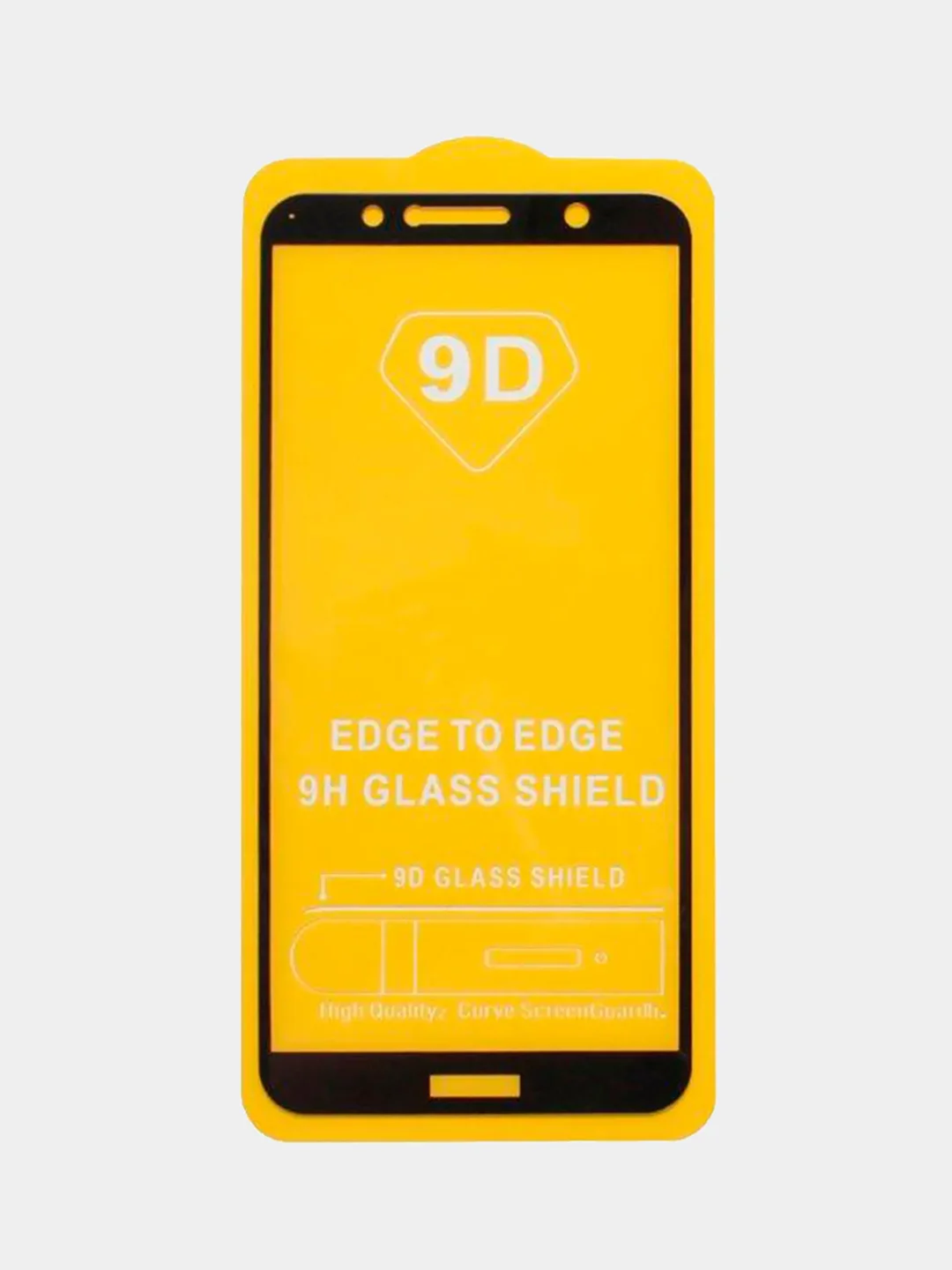 Защитное стекло 9D для Huawei Y6 2018, полное покрытие