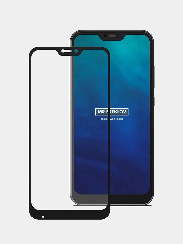 Защитное стекло 9D Xiaomi Redmi 6 Pro / Mi A2 Lite
