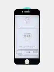 Черный защитное стекло 9D для iPhone SE 2020, полное покрытие