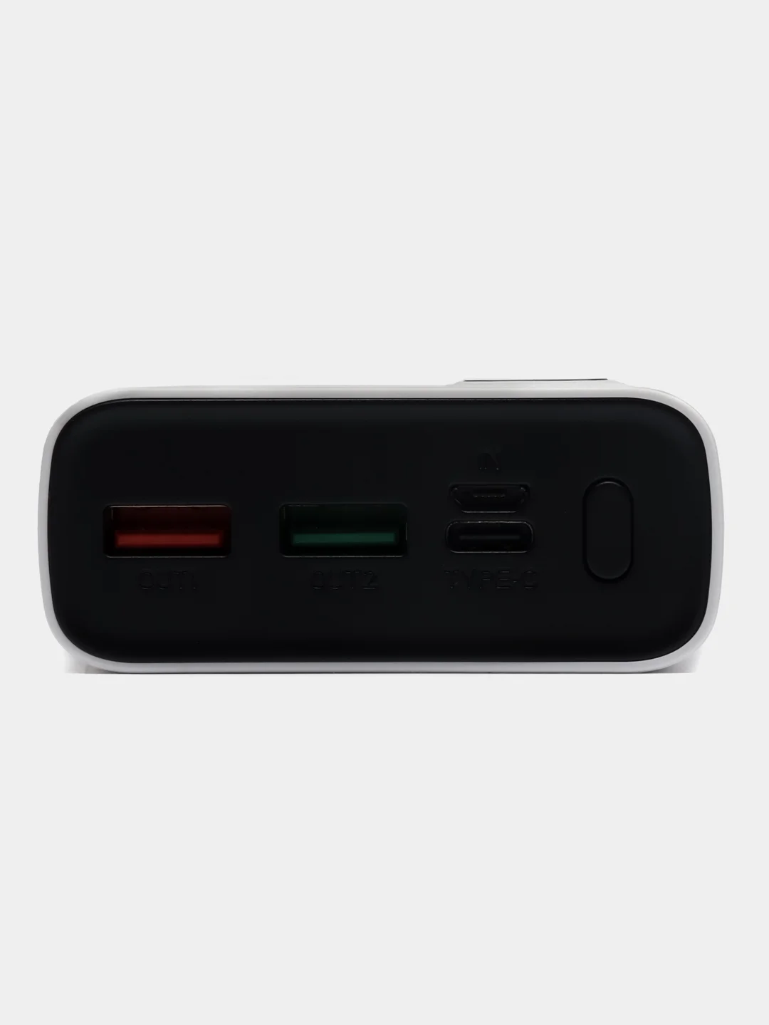 Бежевый power bank 40w, быстрая зарядка, 20000 мАч, type-С