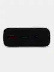 Бежевый power bank 40w, быстрая зарядка, 20000 мАч, type-С