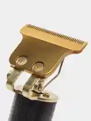 Черный триммер для стрижки волос и бороды, с USB, 4 насадки
