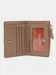 Бежевый кошелек женский