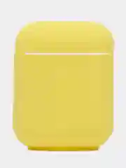 Желтый чехол для AirPods 1/AirPods 2 силиконовый