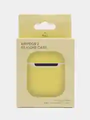 Голубой чехол для AirPods 1/AirPods 2 силиконовый