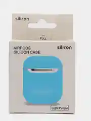 Голубой чехол для AirPods 1/AirPods 2 силиконовый