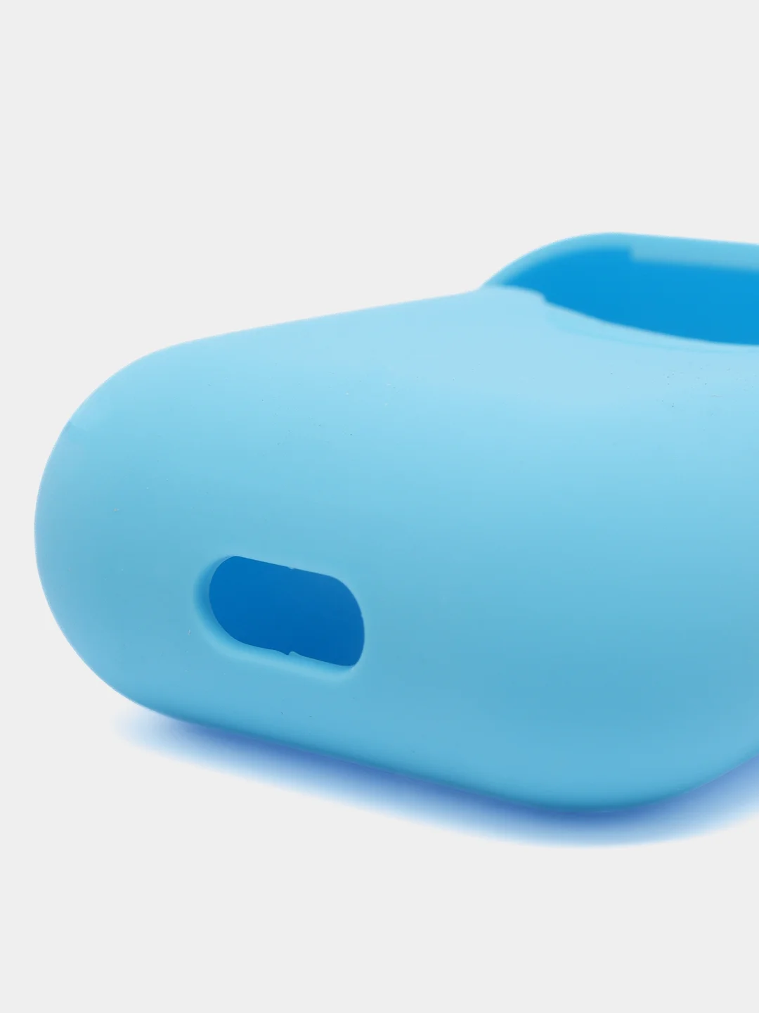 Голубой чехол для AirPods 1/AirPods 2 силиконовый