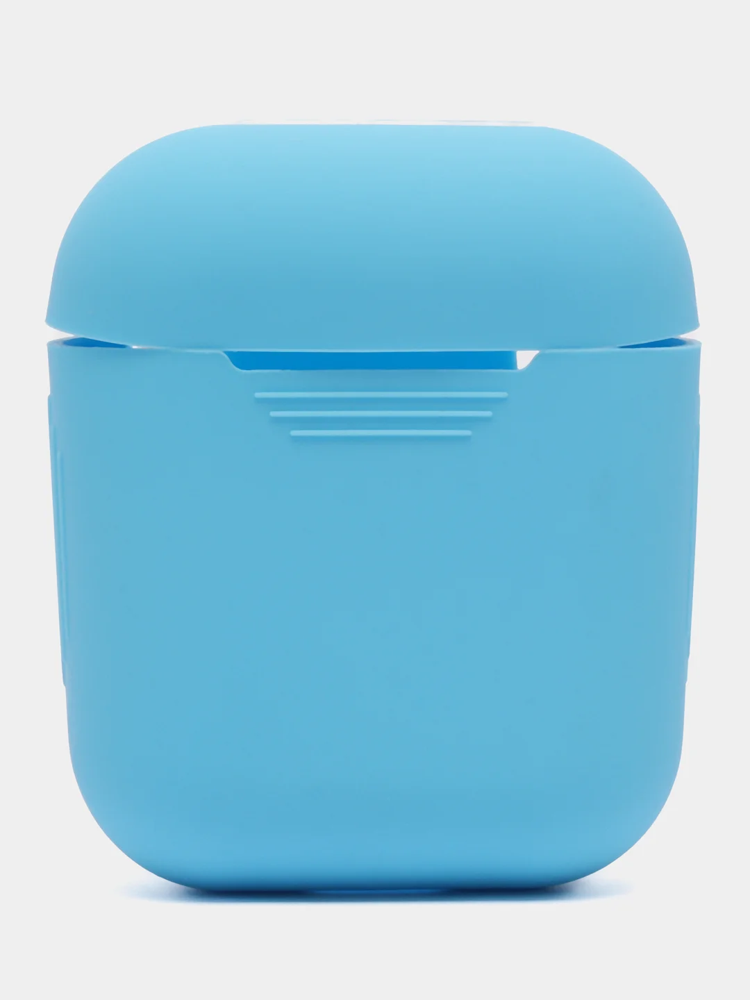 Голубой чехол для AirPods 1/AirPods 2 силиконовый