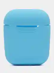 Голубой чехол для AirPods 1/AirPods 2 силиконовый