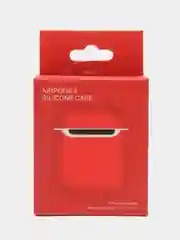 Красный чехол для AirPods 1/AirPods 2 силиконовый