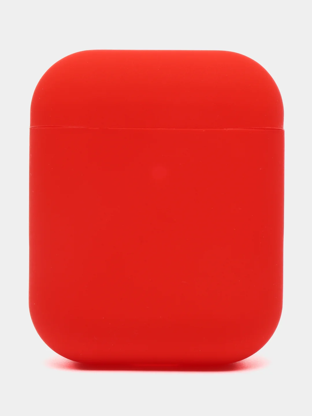 Красный чехол для AirPods 1/AirPods 2 силиконовый