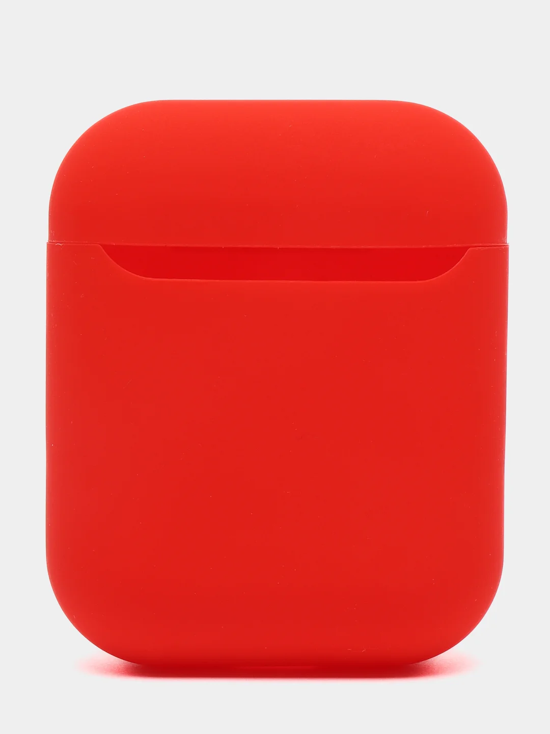 Красный чехол для AirPods 1/AirPods 2 силиконовый