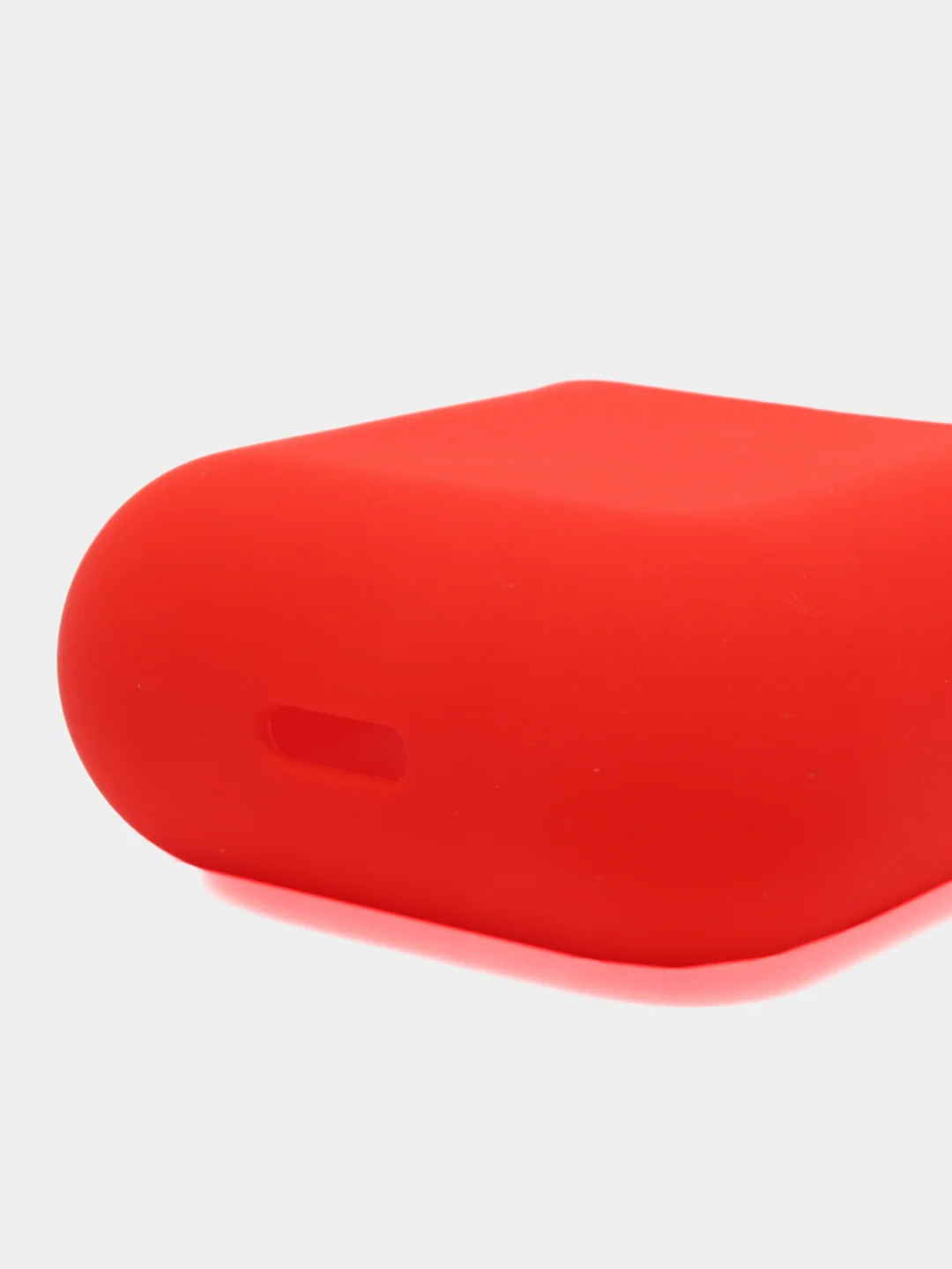 Красный чехол для AirPods 1/AirPods 2 силиконовый